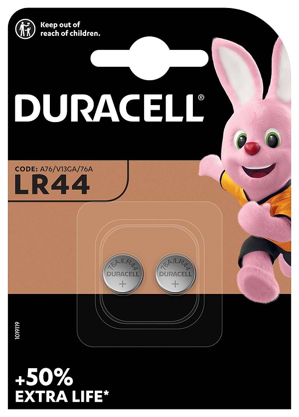 Фото - Батарейка Duracell LR44 2 шт.
