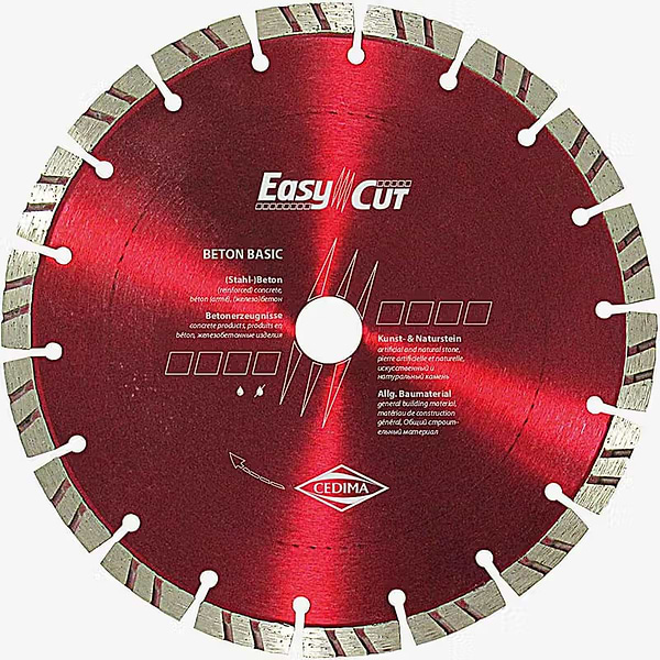 Фото - Диск алмазний CEDIMA BETON BASIC 115x10х22.23 мм (50006875)