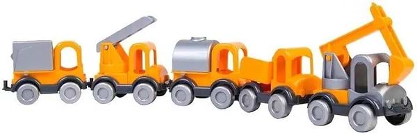 Фото - Базовий ігровий транспорт для малюка Tigres Маленький Будівельник "Kid Cars" 5 шт. (39371)
