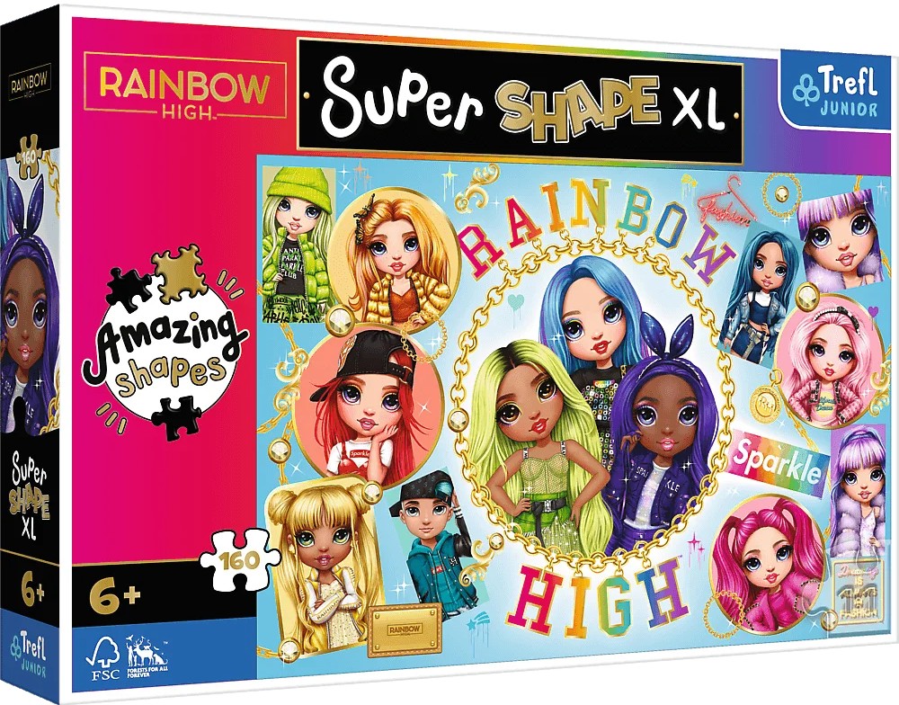 Фото - Пазлы (5-7 лет) Trefl "Супер формы" - "Подруги" (160 элем. XL) (50027) Фото - Пазлы (5-7 лет) Trefl "Супер формы" - "Подруги" (160 элем. XL) (50027)