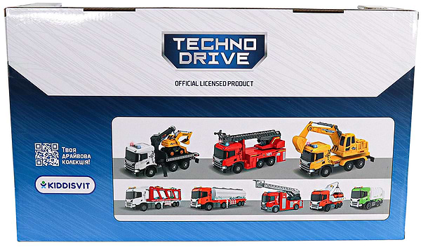 Фото - Наземна спецтехніка TechnoDrive Super Big Truck – АВТОКРАН SCANIA З ЕКСКАВАТОРОМ (5004KS)