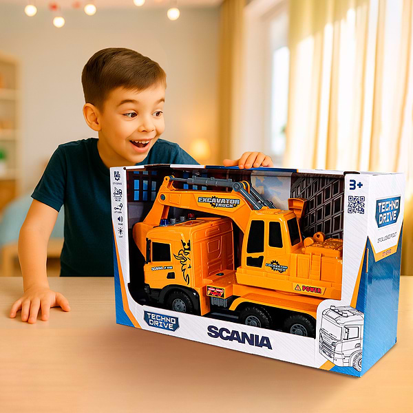 Фото - Наземная спецтехника TechnoDrive Super Big Truck – ЭКСКАВАТОР SCANIA (5006KS)