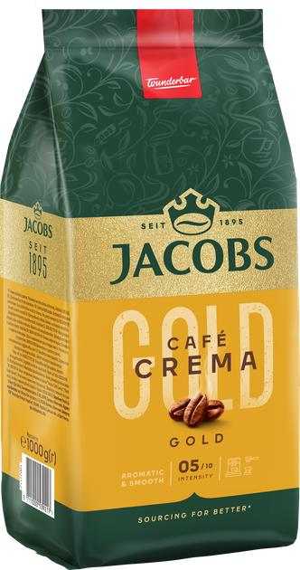 Кофе в зернах Jacobs Crema 1000 г (8711000539217)