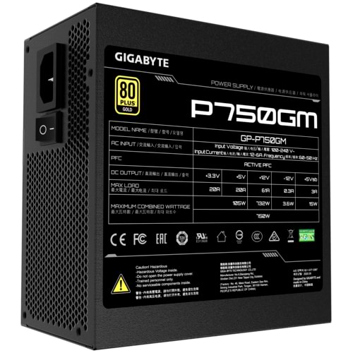 Фото - Блок питания для ПК Gigabyte 750W (GP-P750GM)