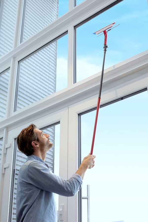 Фото - Щітка для миття скла Vileda 2в1 (5010121002390)