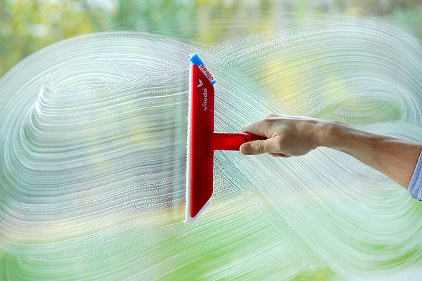 Фото - Щітка для миття скла Vileda 2в1 (5010121002390)