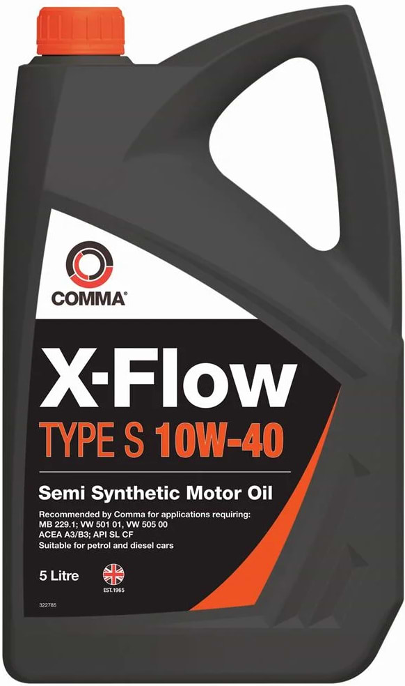 Олива для авто COMMA X-FLOW TYPE S 10W-40 5л (XFS5L)