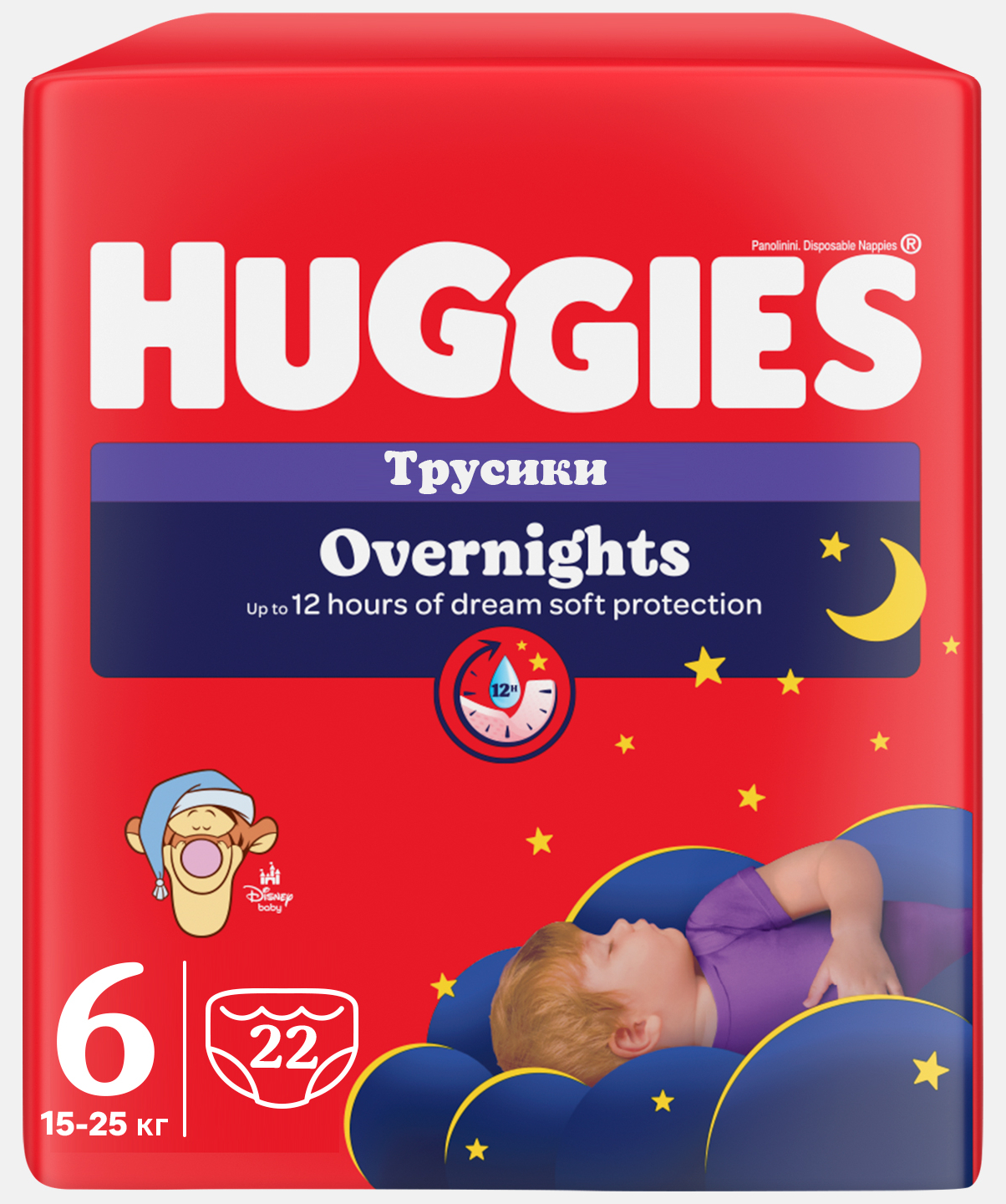Одноразові підгузки-трусики Huggies Pant Розмір 6 (15-25 кг), 22 шт. (5029053581101) - Фото 1
