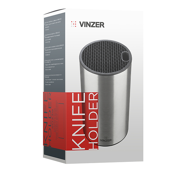 Фото - Підставка для ножів Vinzer 21,6х11,2 см (50339)