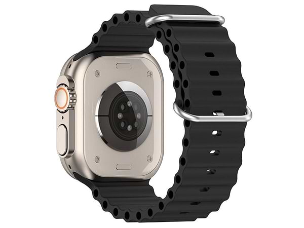 Фото - Ремінець для смарт-годинника Armorstandart Ocean Band for Apple Watch All Series 42/44/45/49mm Black (ARM74244)
