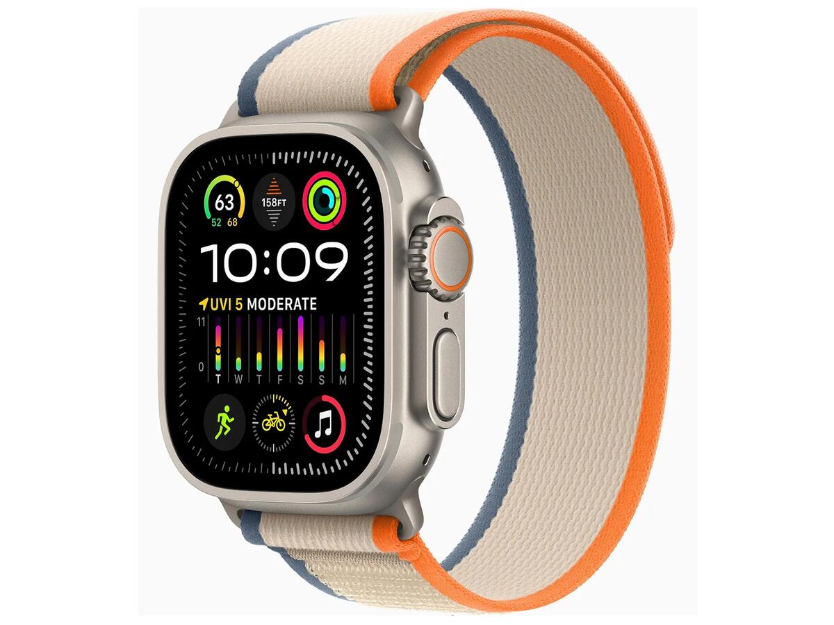 Ремешок для смарт-часов Armorstandart Trail Loop for Apple Watch All Series 42/44/45/49mm Orange Beige (ARM74231)