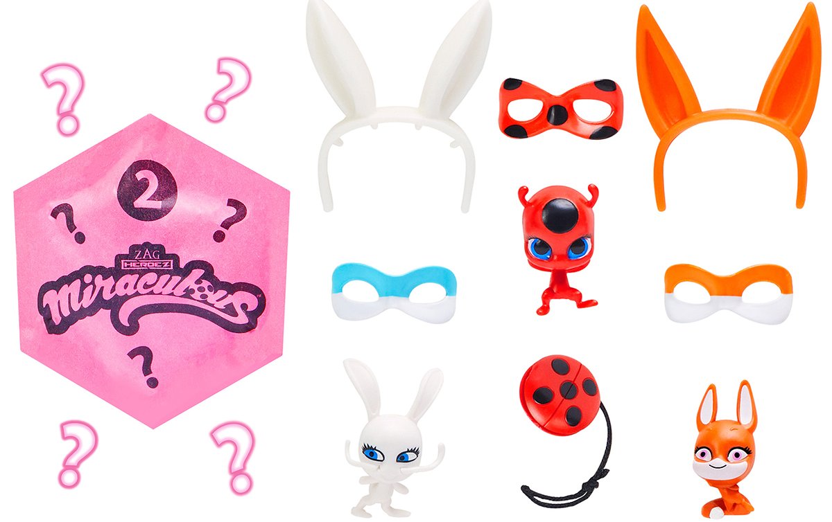 Фото - Колекційна фігурка Miraculous "ЛЕДІ БАГ І СУПЕР-КІТ" S2 - НЕЙМОВІРНИЙ СЮРПРИЗ (в асорт., з аксес.) (50390)