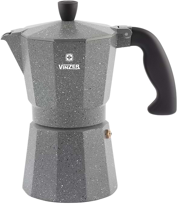 Фото - Кавоварка гейзерна Vinzer Moka Granito (50397)