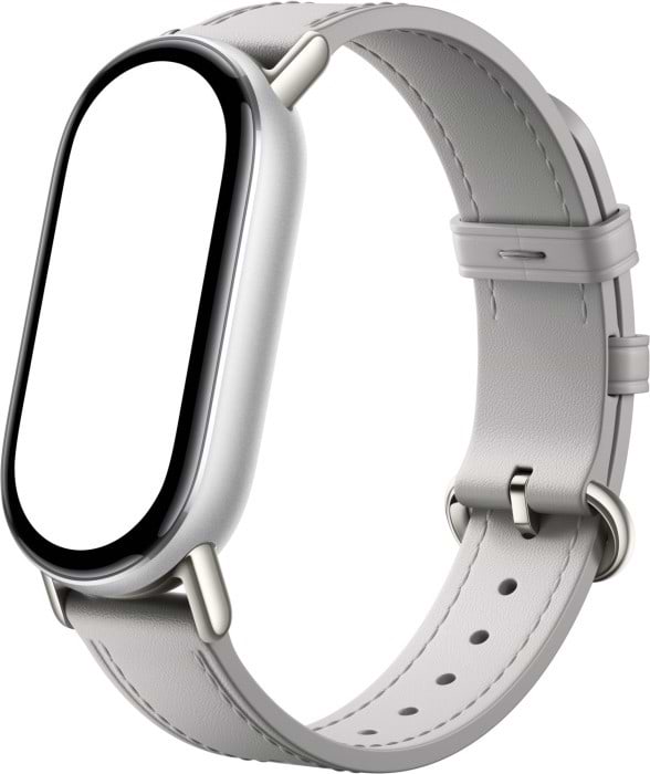 Фото - Ремінець для фітнес-браслета Xiaomi 
for Band 10 Leather Strap Elephant Gray (BHR07YLGL)