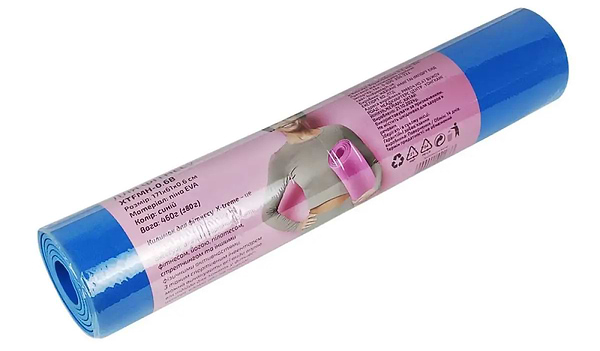 Фото - Килимок для йоги та фітнесу X-Treme 171х61х0.6 см синій (XTFMH-0.6B)