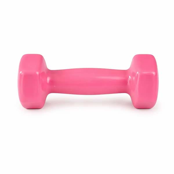 Фото - Гантель для фітнесу X-Treme вінілові цільні 1 кг Рожева (XTDBH-1P)