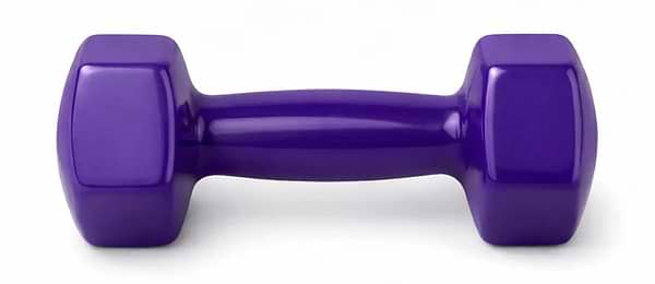 Фото - Гантель для фітнесу X-Treme вінілові цільні 2.5 кг Фіолетова (XTDBH-2.5P)