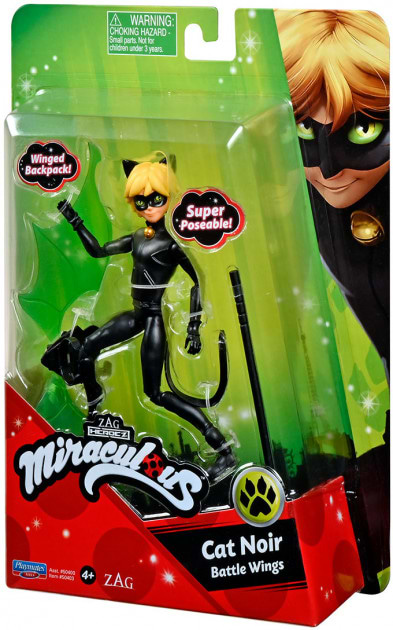 Фото - Колекційна фігурка Miraculous "Леді Баг і Супер-Кіт" S2 Супер-Кіт з аксесуарів 13 см (50403)