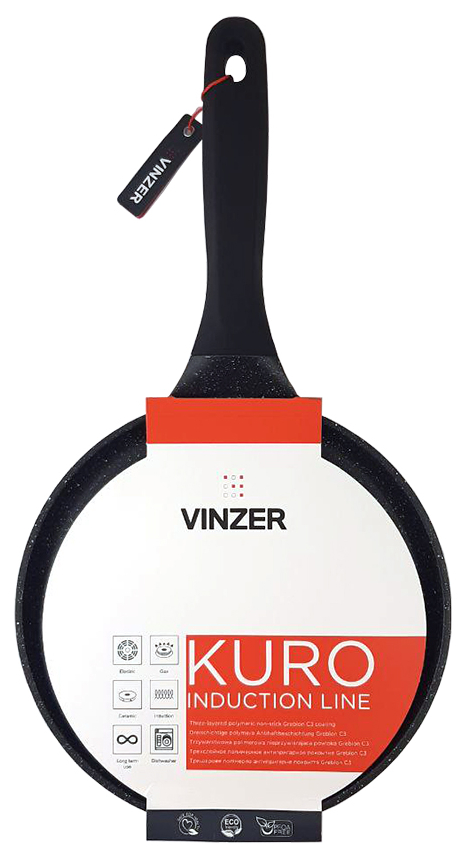 Фото - Сковорода для блинов Vinzer Kuro Induction Line 24 см (50423)