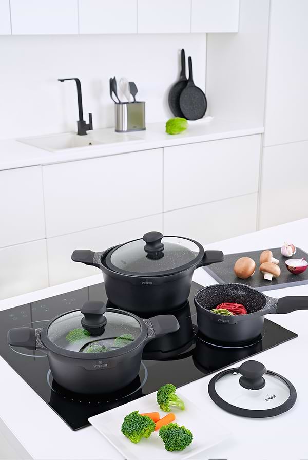 Фото - Сковорода для блинов Vinzer Kuro Induction Line 24 см (50423)