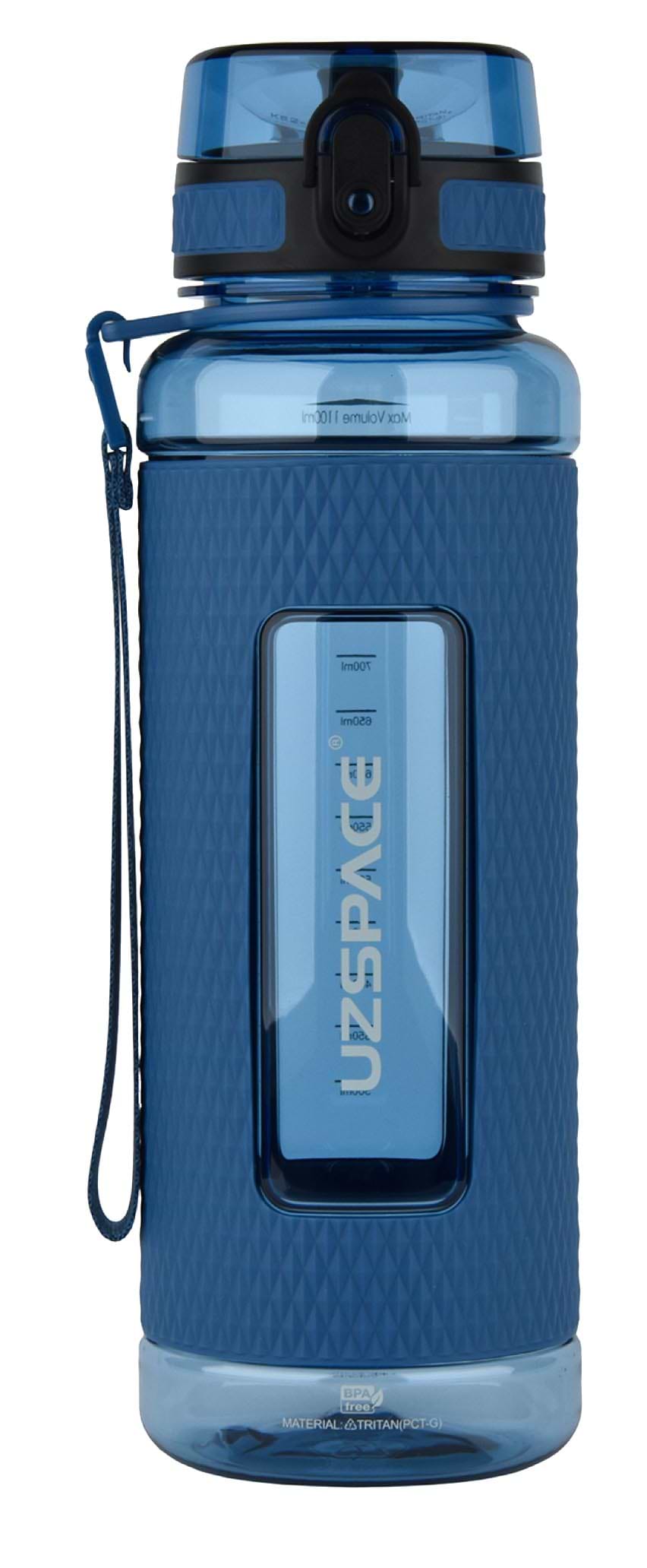 Бутылка для воды UZspace 5046 Diamond 950 мл. деним синяя