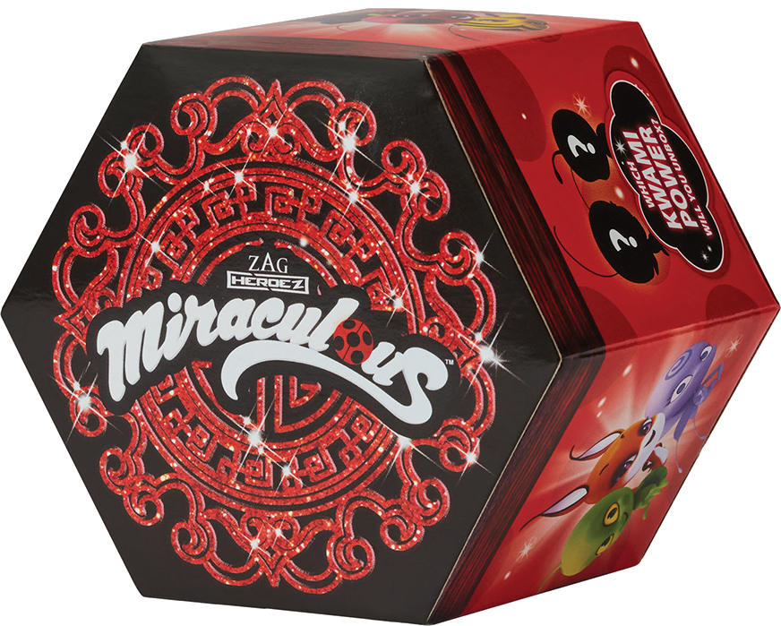 Ігрова фігурка-сюрприз Miraculous ЛЕДИ БАГ І СУПЕР-КОТ-КОРОБОЧКА-СЮРПРИЗ З КВАМИ (в асорт., в диспл.) (50500) - Фото 1