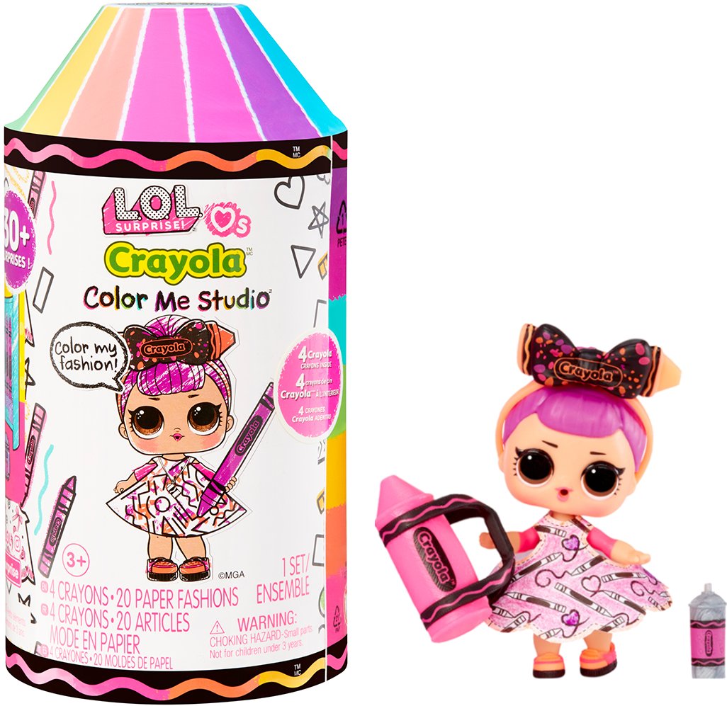 Коллекционная кукла набор L.O.L. Surprise! "Crayola" – ЦВЕТНАШКИ (с аксесс.) (505273) - Фото 1
