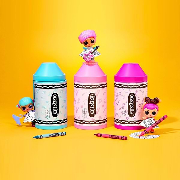 Фото - Колекційна лялька набір L.O.L. Surprise! "Crayola" – КОЛЬОРИНКИ (з аксес.) (505273)