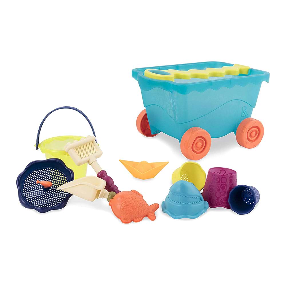 Набір для гри в пісочниці Battat і з водою Візок Море 11 предм (BX1596Z)