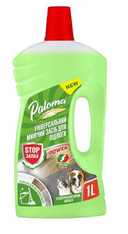 Засіб для чищення універсальний Paloma для підлоги Стоп запах 1000 мл (PE50694) - Фото 1