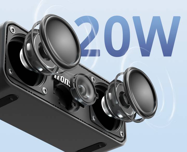 Фото - Портативна акустика Tronsmart T2 Plus Upgraded Black