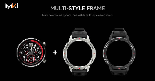 Фото - Смарт-годинник Imiki D2 Silver Silicone Strap