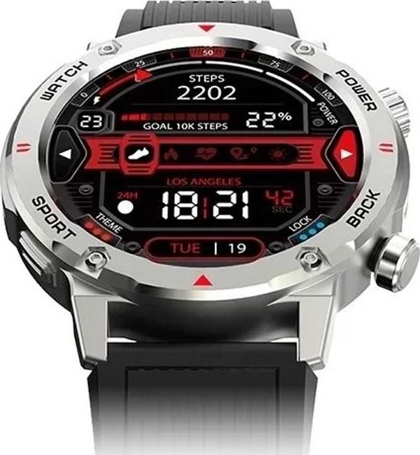 Фото - Смарт-годинник Imiki D2 Silver Silicone Strap