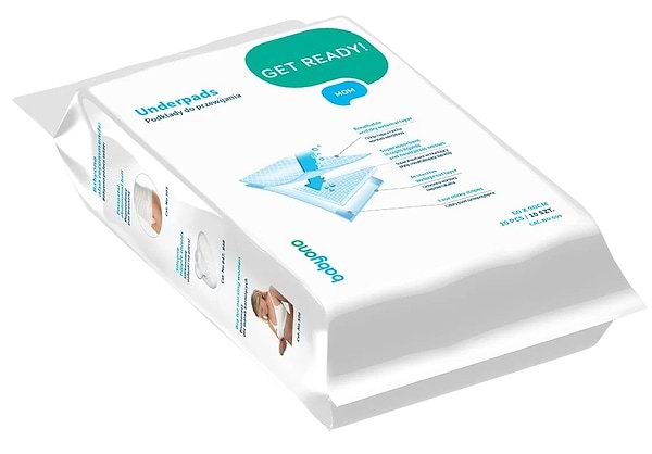 Фото - Одноразова пелюшка BabyOno 60х90см, 10шт (509) Фото - Одноразова пелюшка BabyOno 60х90см, 10шт (509)