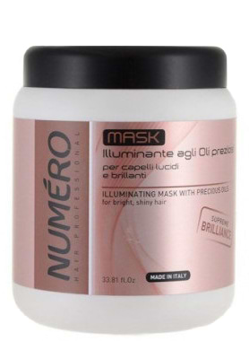 Маска для волос Numero для придания блеска волосам с ценными маслами 1 л (8011935071784) - Фото 1
