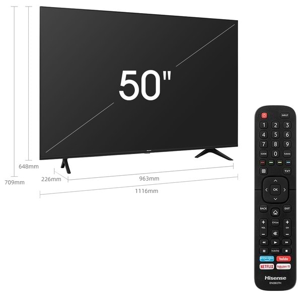 Фото - Телевізор Hisense 50A7100F