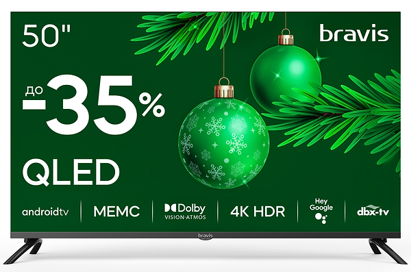Фото - Телевізор Bravis 50K7000Q