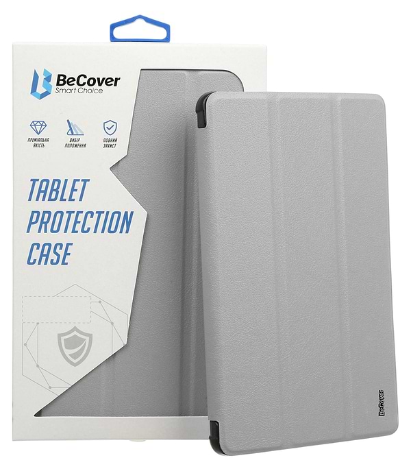 Фото - Чохол для планшета BeCover Soft Edge TPU з кріпленням для стілусу for Xiaomi Redmi Pad SE 8.7'' Gray (712568)