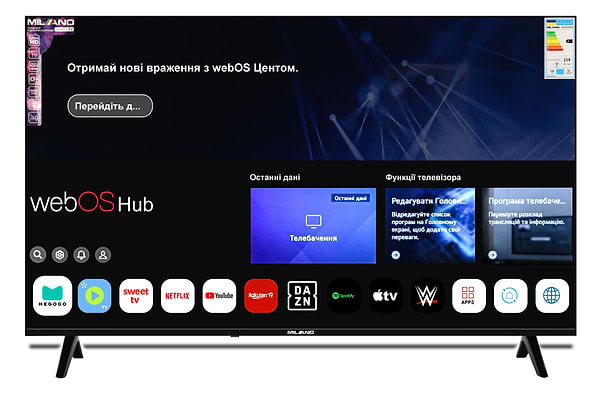 Фото - Телевизор Milano 50UHDT2WH24