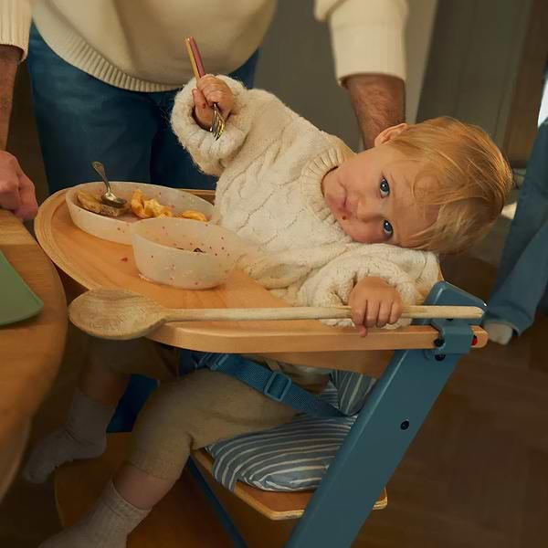 Фото - Стільчик для годування класичний Kinderkraft Enock Nordic Breeze (KHENOC00NOR0000)