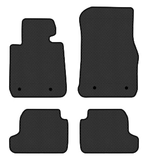 EVA коврики в салон авто EVAtech для 2 Series (F22) BMW 2013-2021 1 поколение Coupe EU (BM51108PB4BW4RBB)