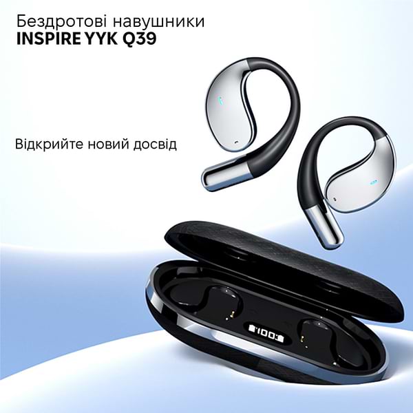 Фото - Навушники вкладиші бездротові TWS INSPIRE YYK Q39 black
