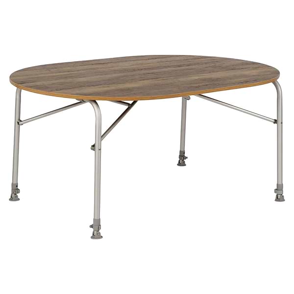 Фото - Складной стол Bo-camp Feather Oval Brown (1404466)