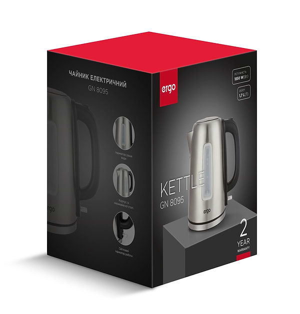 Фото - Електричний чайник Ergo GN 8095