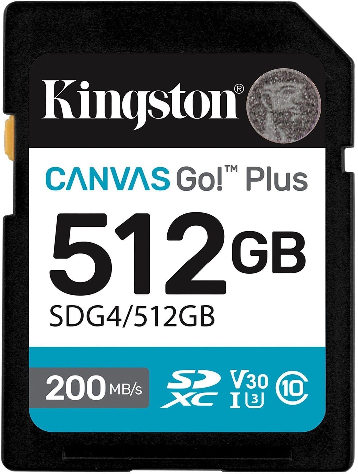Карта пам'яті Kingston SDXC 512GB Canvas Go! Plus G4 Class 10 UHS-I U3 V30 (SDG4/512GB) - Фото 1