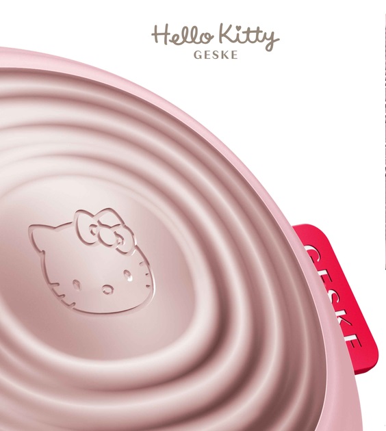 Фото - Щітка для чищення обличчя GESKE Sonic Thermo Facial Brush 5 в 1 by Hello Kitty (HK000008PI01)