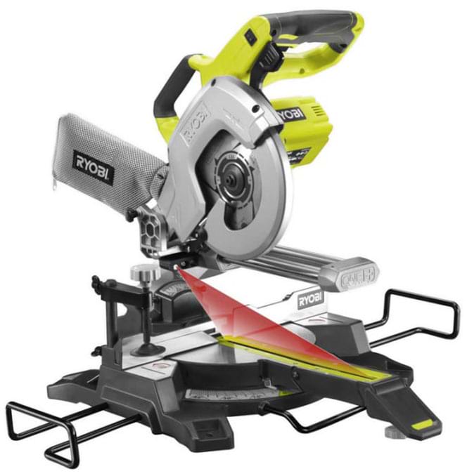 Пила торцева Ryobi ONE+ R18MS216-0 (5133003597) - Фото 1