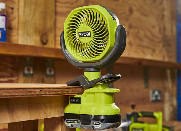 Фото - Вентилятор портативний Ryobi ONE+ RCF18-0 без АКБ та ЗП (5133005400)