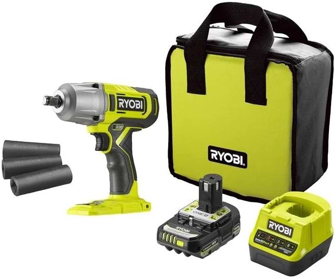 Гайковерт акумуляторний Ryobi ONE+ RIW18-1C20SA3 (5133005664) - Фото 1