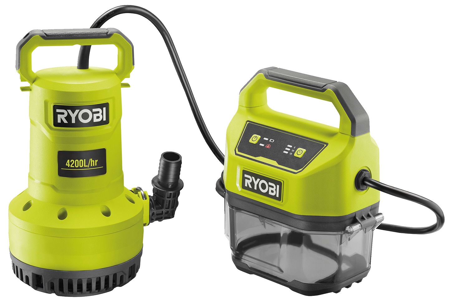 Занурювальний насос Ryobi RY18SPA-0 ONE+ 18В (без АКБ и ЗП) - Фото 1